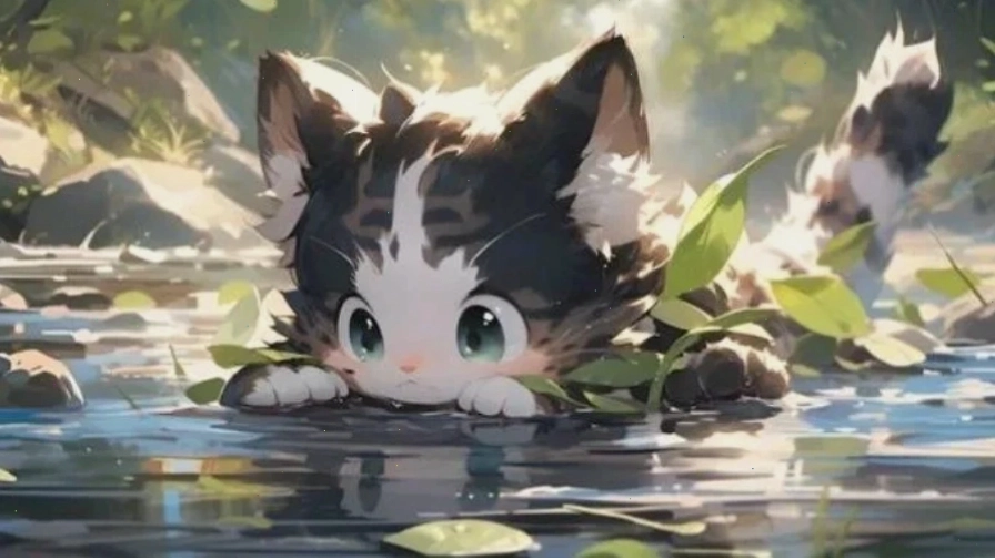 Hình nền máy tính anime phong cảnh thiên nhiên