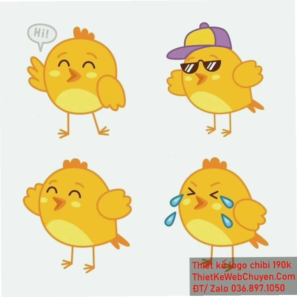 Hình nền vịt cute chibi làm bạn đồng hành đáng yêu trên điện thoại