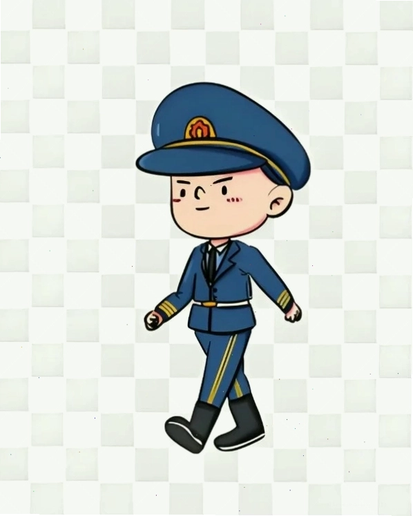Hình vẽ chibi bộ đội đang đọc sách