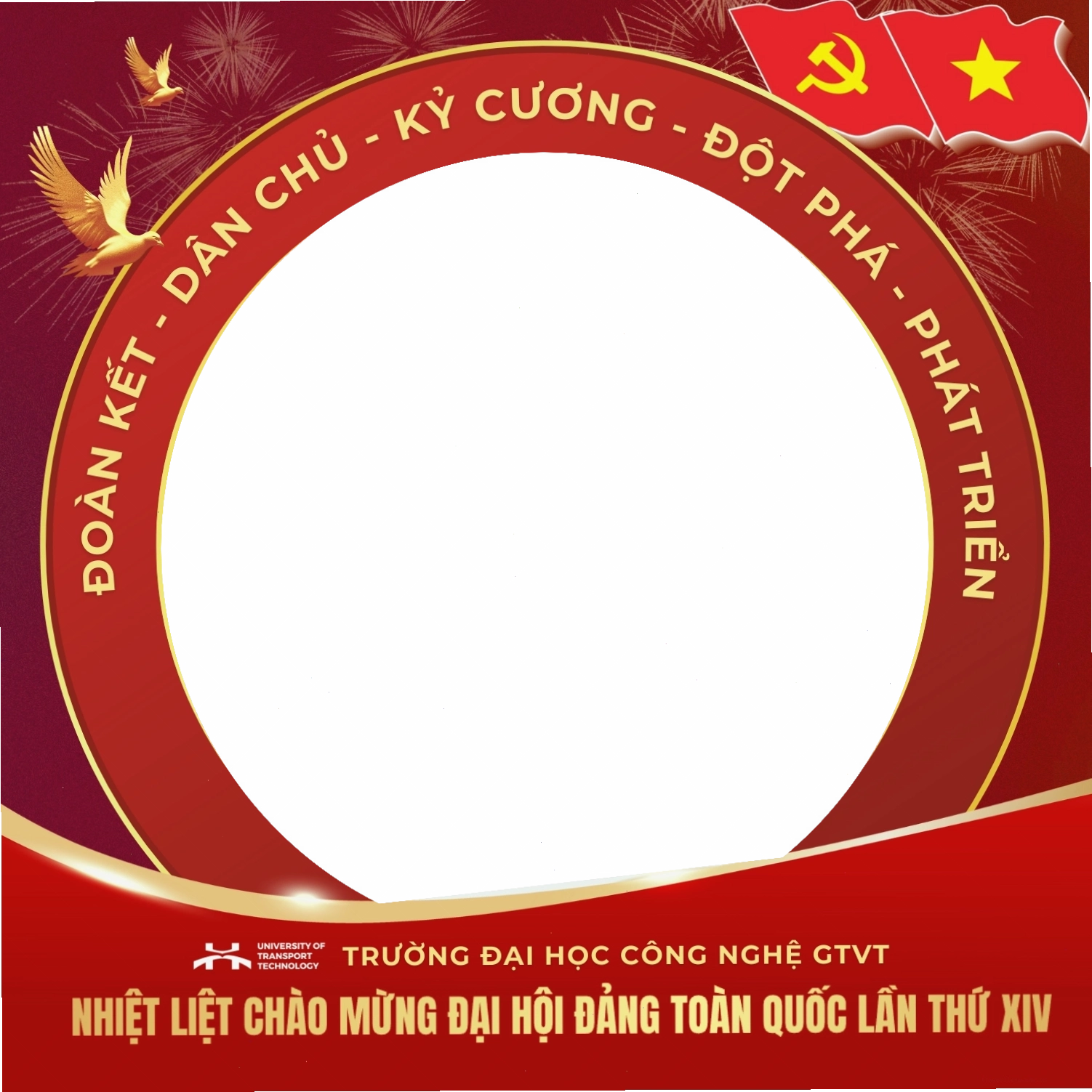 Khung avatar chào mừng của UTTFrames