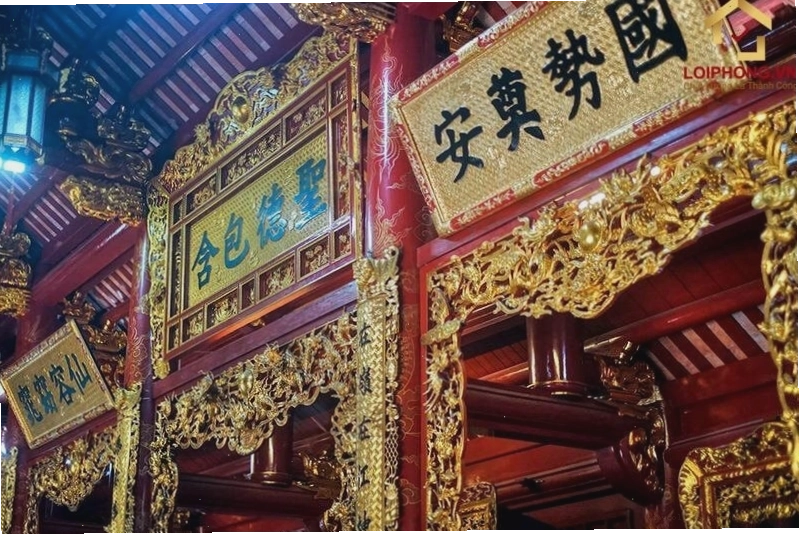 Kiến trúc đặc trưng của đền thờ Ông Hoàng Mười