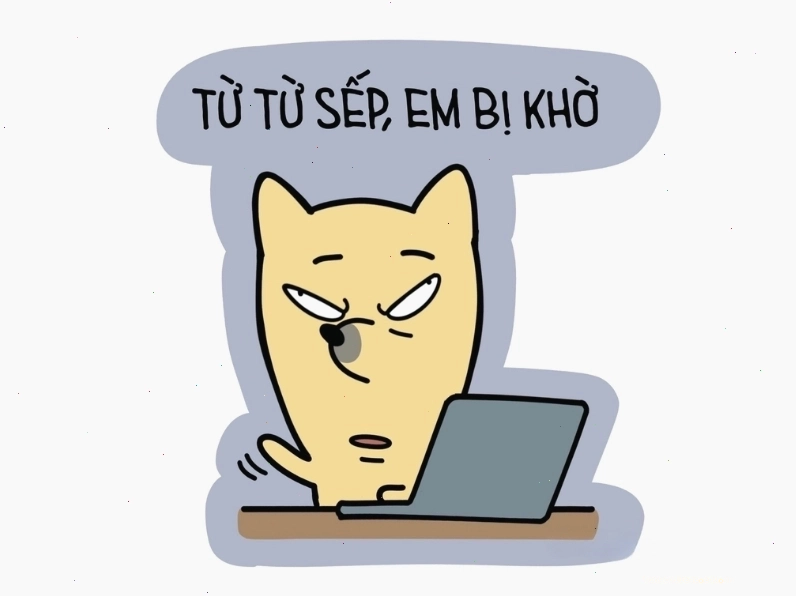 Meme hài hước với câu nói trì hoãn sếp