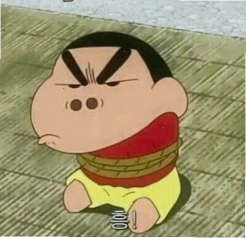 Meme Shin cậu bé bút chì với biểu cảm khó đỡ