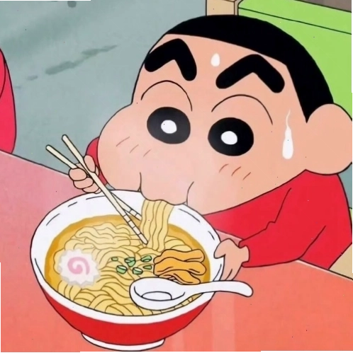 Meme Shin cậu bé bút chì với hành động vui nhộn