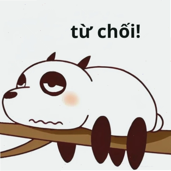 Meme thể hiện sự từ chối