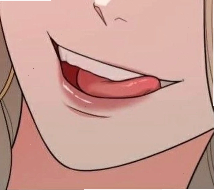 Miệng anime nam ngầu với biểu cảm lưu manh và quyến rũ