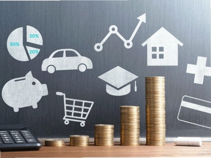 Minh họa cách áp dụng quy tắc 50/30/20 vào ngân sách cá nhân