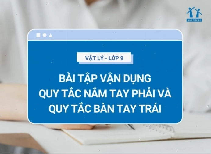 Minh họa quy tắc bàn tay trái xác định chiều lực điện từ tác dụng lên dây dẫn