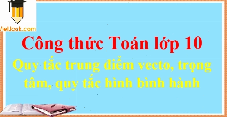 Minh họa quy tắc trọng tâm vectơ trong tam giác ABC