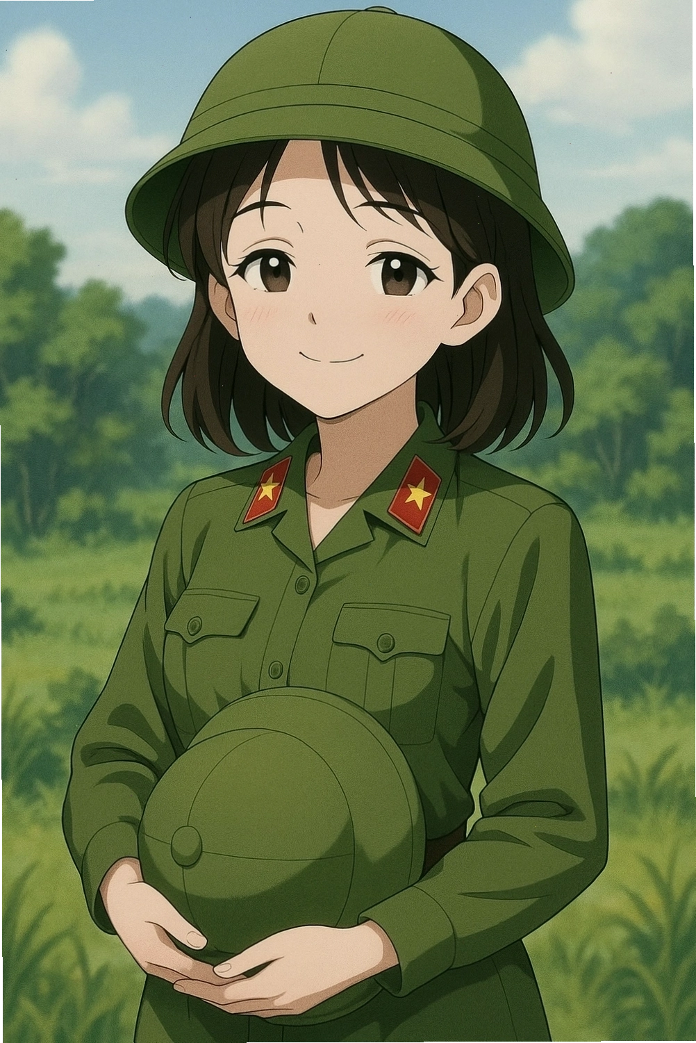 Người lính Việt Nam với khí chất đặc biệt trong phong cách anime