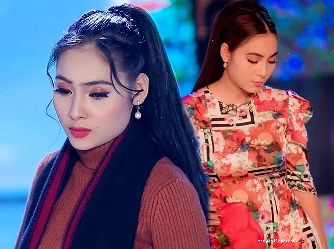 Nữ ca sĩ Ngọc Hân trong trang phục biểu diễn