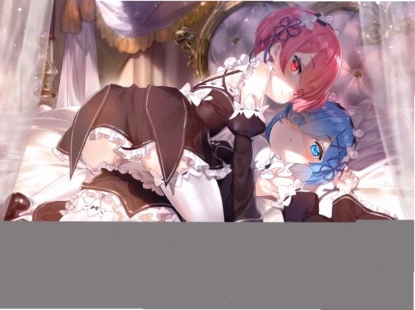 Ram và Rem trong trang phục maid với tất dài, một hình ảnh quen thuộc trong Re:Zero.