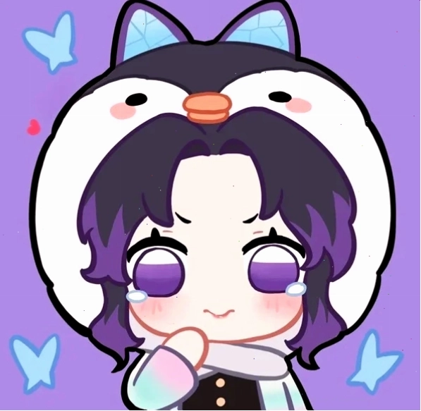 Shinobu Kocho phiên bản chibi cực kỳ dễ thương và tinh nghịch