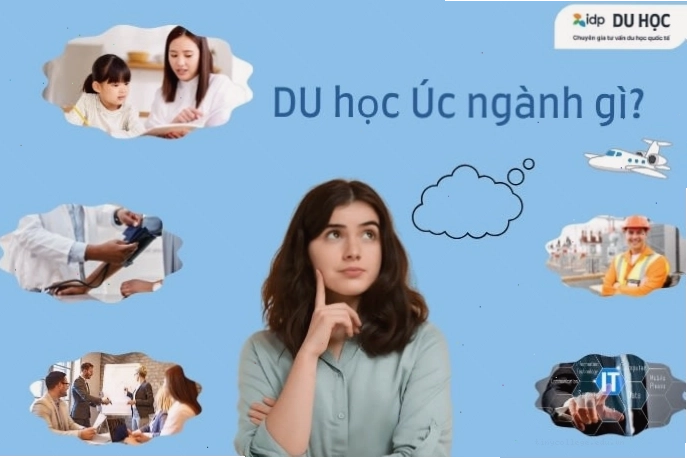 Sinh viên thảo luận về lựa chọn ngành học khi du học Úc