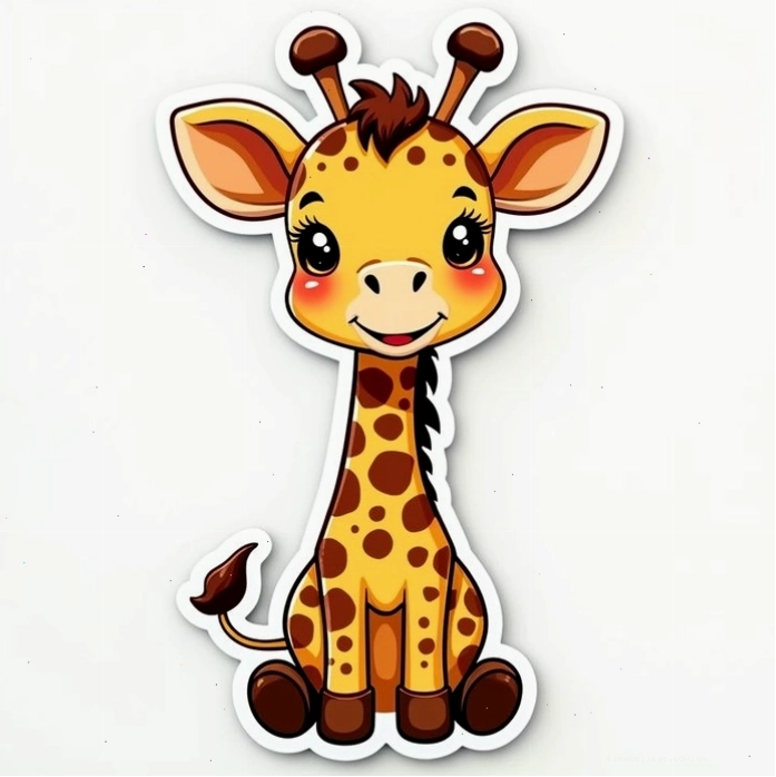 Sticker con vật cute lan tỏa năng lượng tích cực và niềm vui