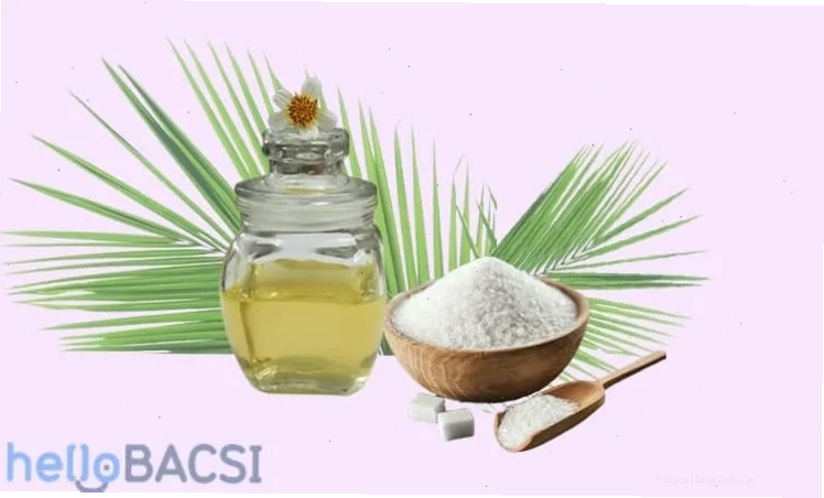 Tẩy tế bào chết cho da chân bằng dầu dừa và đường