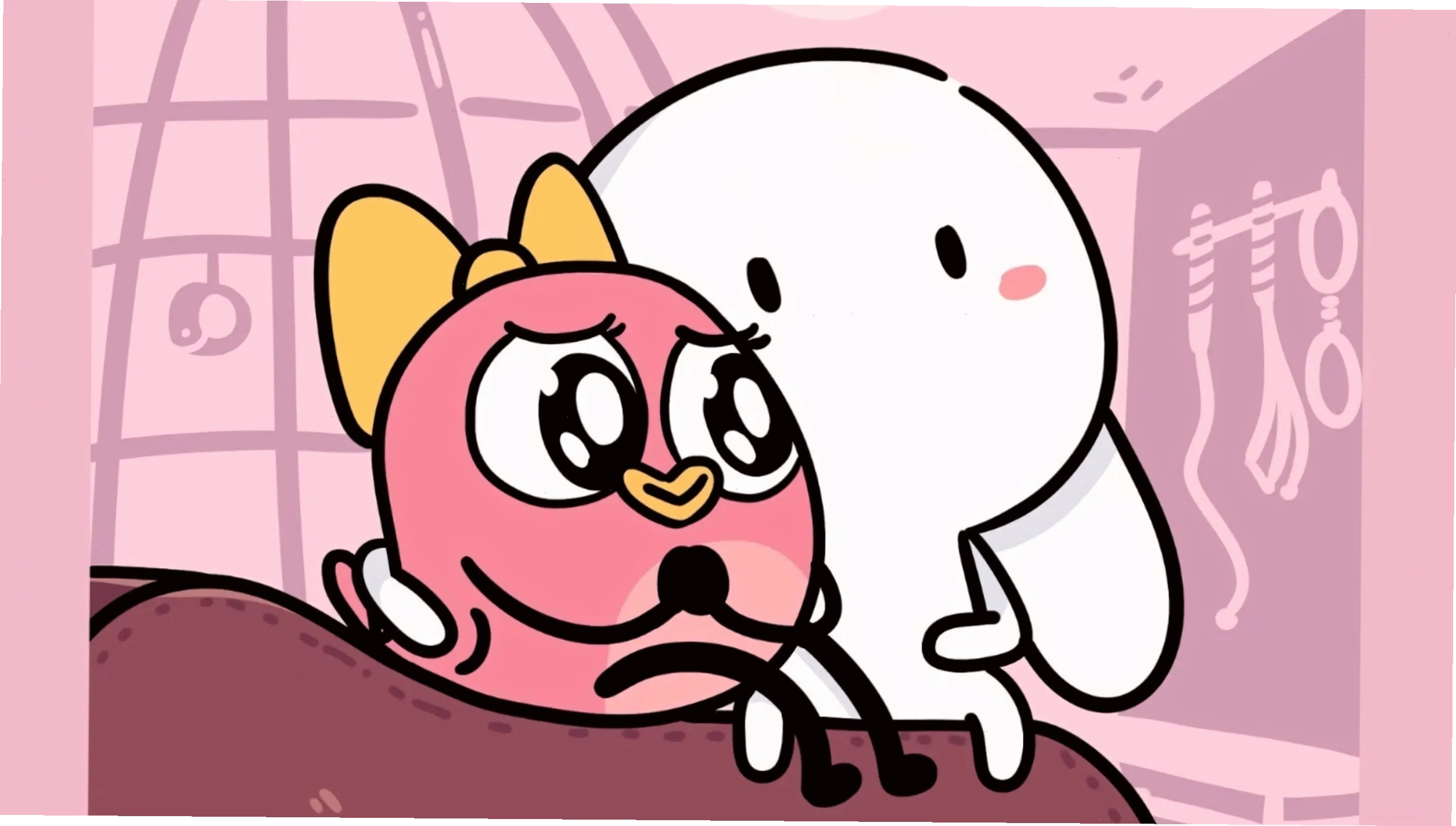 Thỏ Bảy Màu cute đáng yêu làm hình nền điện thoại