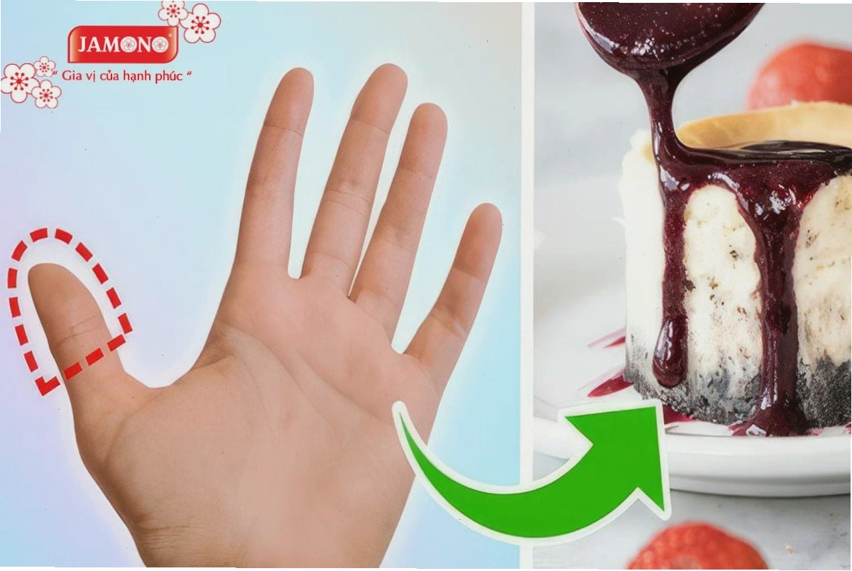 Tính lượng chất ngọt bằng đầu ngón tay cái