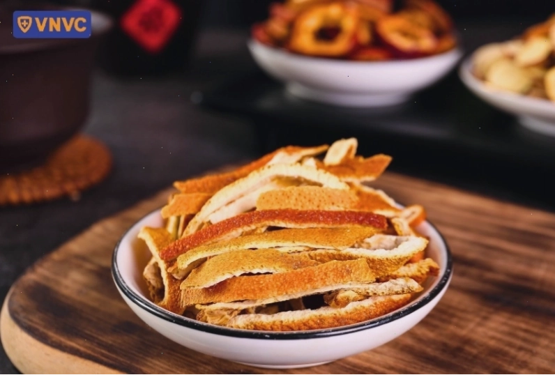 Trần bì phơi khô