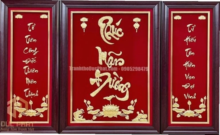 Tranh treo phòng thờ gia tiên