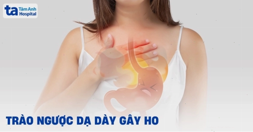 Trào ngược dạ dày gây ho khiến người bệnh khó chịu