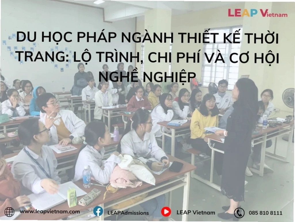 Bảng chi phí du học pháp cho sinh viên ngành thời trang