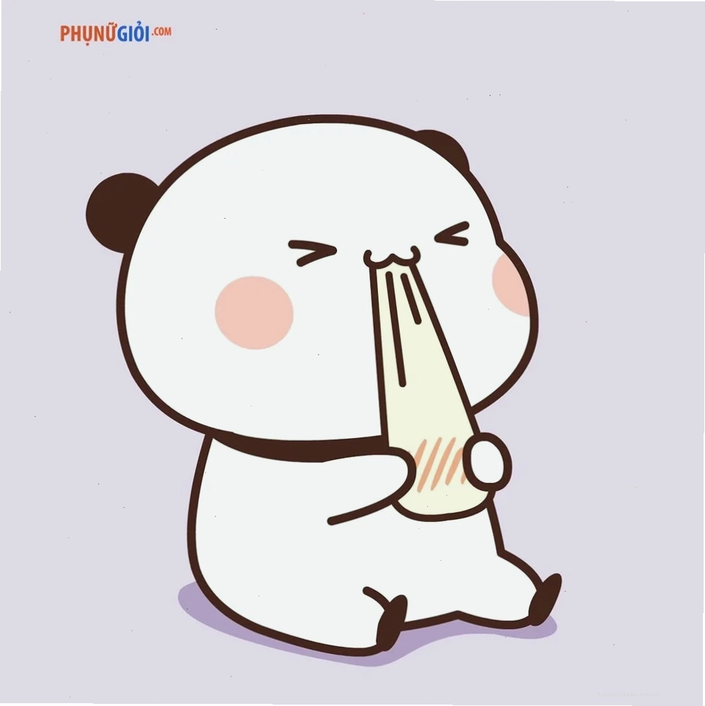 ảnh chibi động vật cute đánh cầu lông vui vẻ