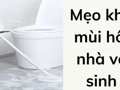 Mẹo khử mùi hôi nhà vệ sinh giúp tự tin khi có khách