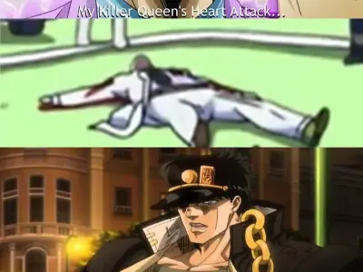 Jojo meme hài hước khiến cộng đồng anime phát cuồng