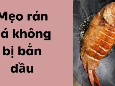 Mẹo rán cá không bị bắn dầu cho người mới vào bếp