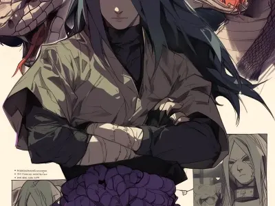 Bộ ảnh avatar orochimaru thể hiện sức mạnh cấm thuật