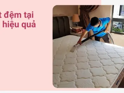 Đệm bẩn, mùi hôi? Mẹo giặt đệm tại nhà sạch khuẩn như mới