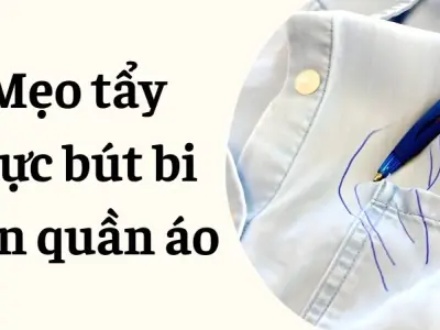 Mẹo tẩy mực bút bi trên quần áo không cần hóa chất