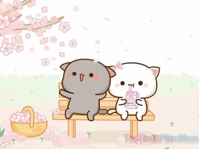 80+ Avatar Đôi Mèo Cute Cho Cặp Đôi Yêu Nhau Năm 2026