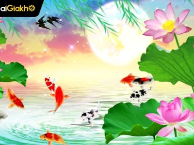 99+ Hình Nền Cá Chép Hoa Sen Full HD 4K Tuyệt Đẹp 2026