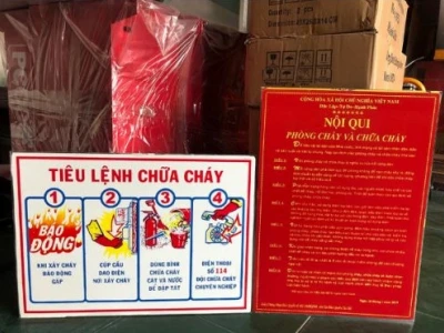 Bảng Nội Quy Tiêu Lệnh PCCC: Hướng Dẫn Chi Tiết Năm 2026