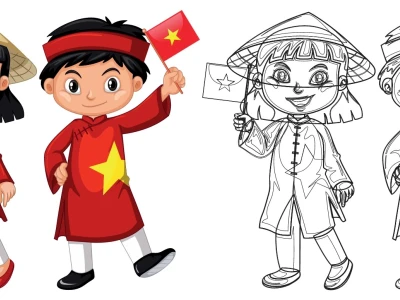 Chibi Áo Dài Việt Nam: Nét Duyên Dáng Giữa Thời Hiện Đại