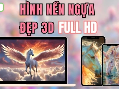 Chiêm ngưỡng vẻ đẹp ngoạn mục của hình nền ngựa thần 3D sống động
