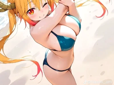 Khám phá vẻ đẹp gái xinh anime mặc bikini trên biển 2026