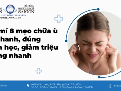 Mẹo Chữa Ù Tai Phải Tại Nhà Đơn Giản, Hiệu Quả
