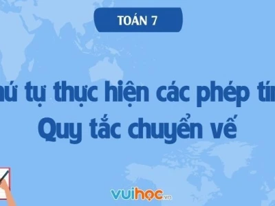 Quy tắc chuyển vế đổi dấu: Giải thích chi tiết cho học sinh lớp 6