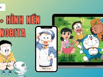 Tuyển tập hình nền Nobita độc đáo, ngầu và cực chất cho năm 2026