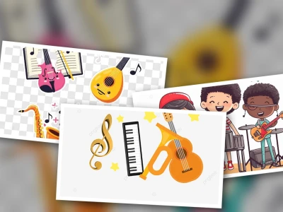Bộ sưu tập ảnh chibi các loại nhạc cụ âm nhạc cực đẹp năm 2026