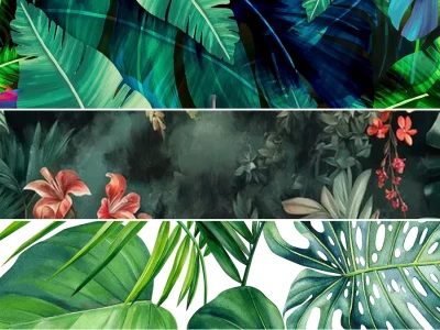 Best removable jungle leaf wallpaper for tropical theme in 2026